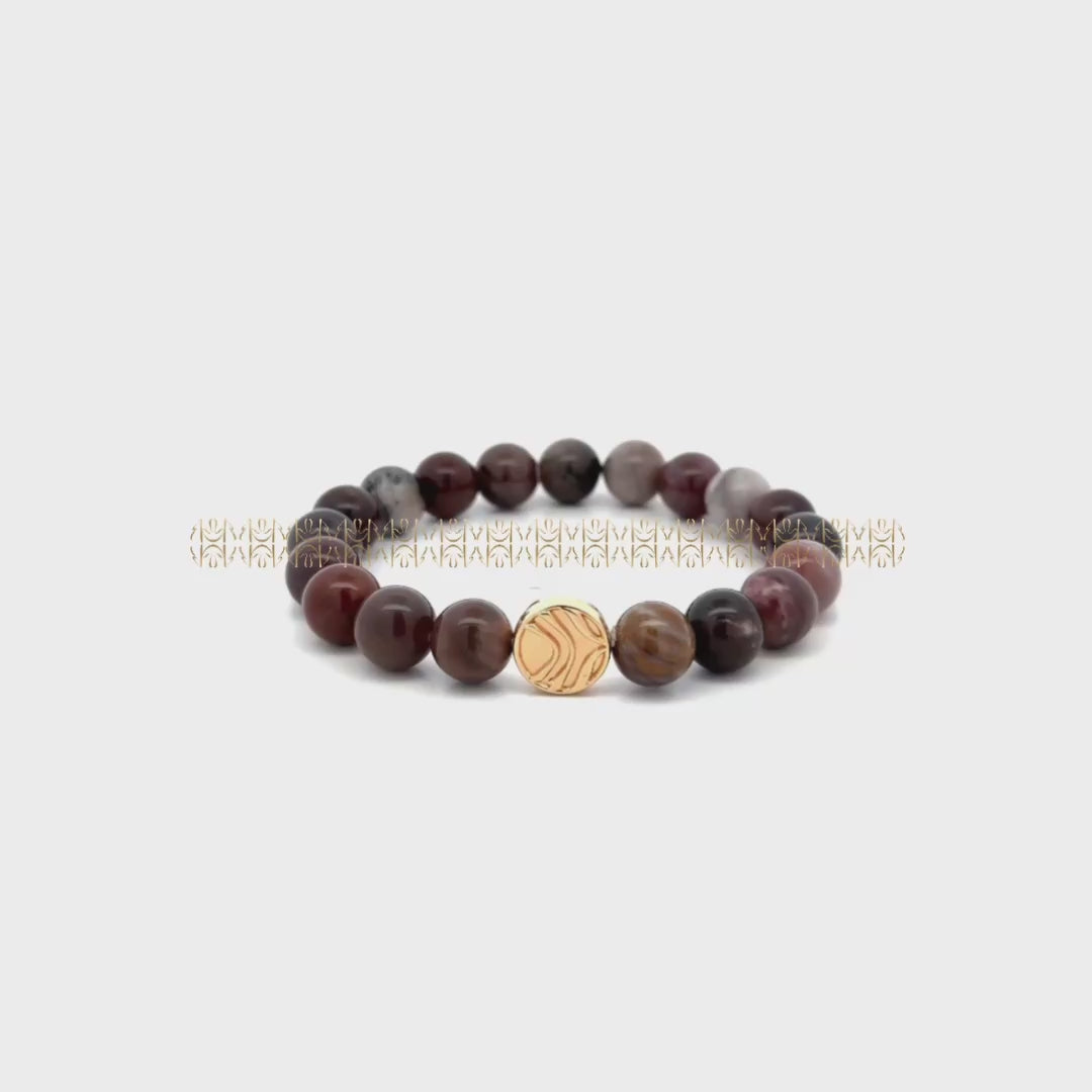 Ancient Blockage Remover Petrified Wood Bracelet