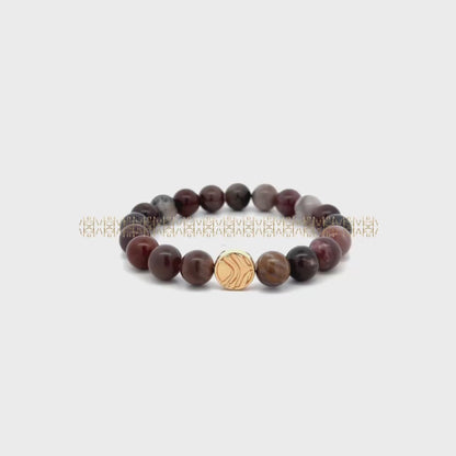 Ancient Blockage Remover Petrified Wood Bracelet