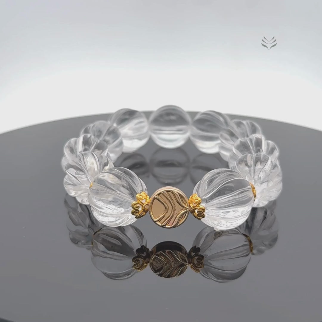 Real Magick Clear Quartz Bracelet 18mm