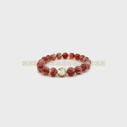 Opportunity Portal Tangerine Quartz Bracelet 11 MM