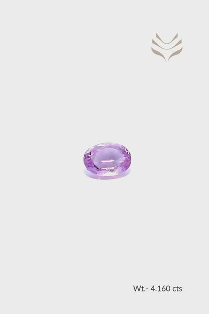 Natural Kunzite-4.16 Ct