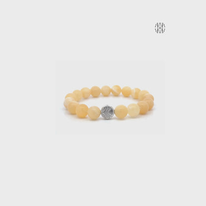 Daily Motivation Yellow Calcite Bracelet