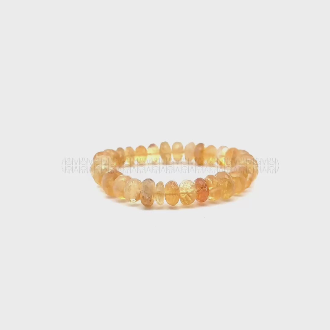 Ultra Premium Citrine Tumble Cut Bracelet