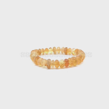 Ultra Premium Citrine Tumble Cut Bracelet