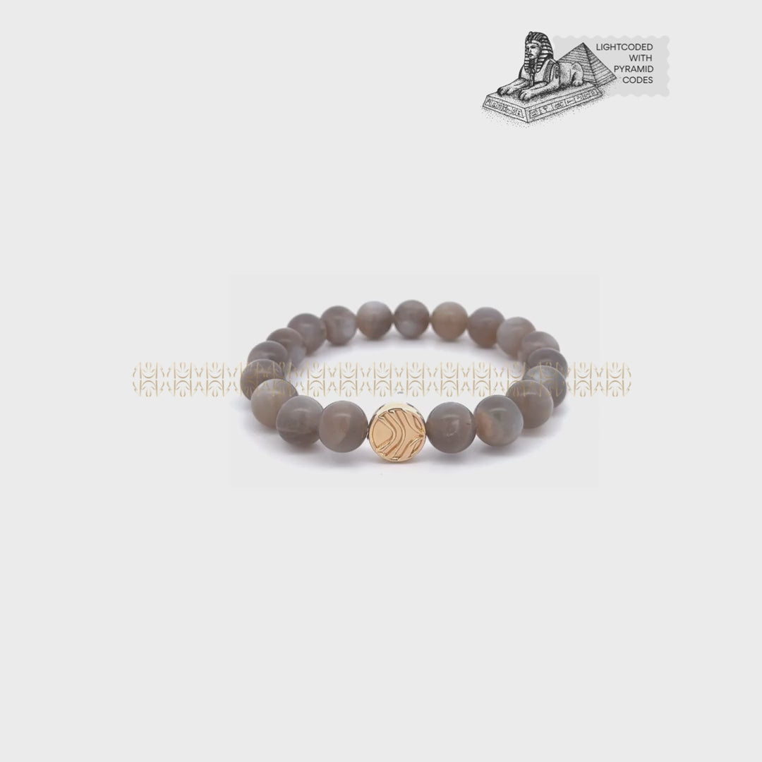 Break The Patterns Cat’s Eye Sunstone Bracelet