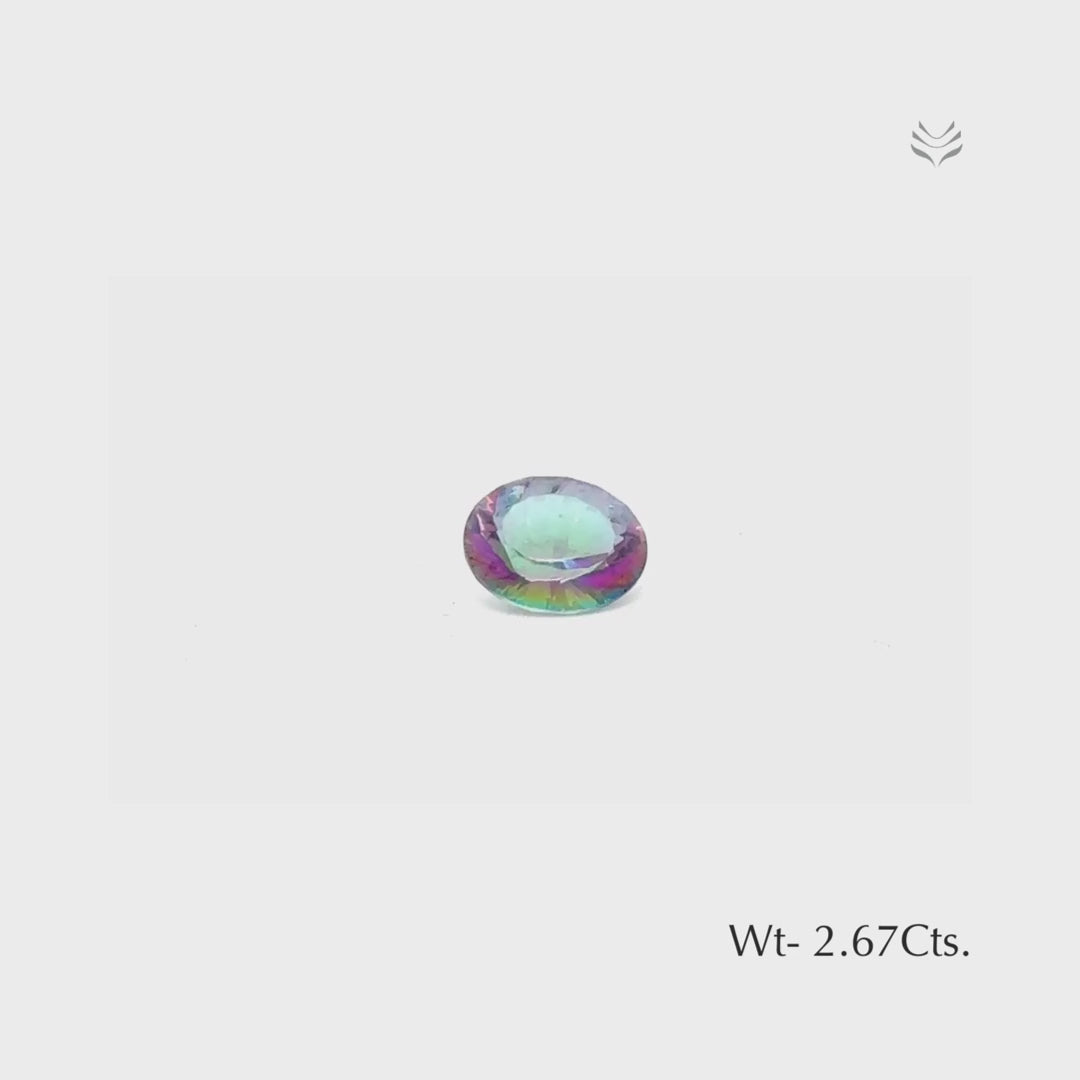 Load video: Synthetic Glass - 2.67 Ct