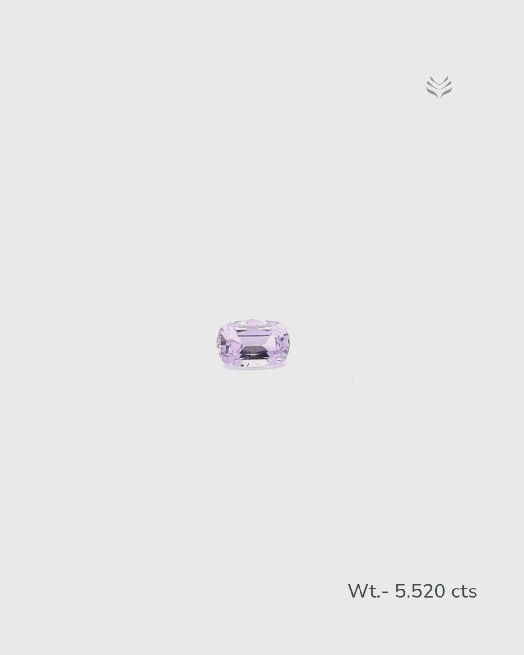 Load video: Natural Kunzite- 5.520 Ct