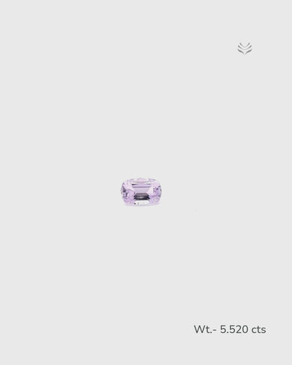 Natural Kunzite- 5.520 Ct
