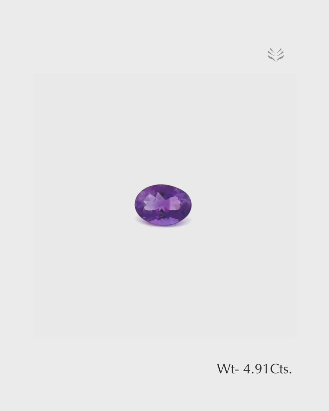 Load video: Natural Amethyst - 4.91 Ct