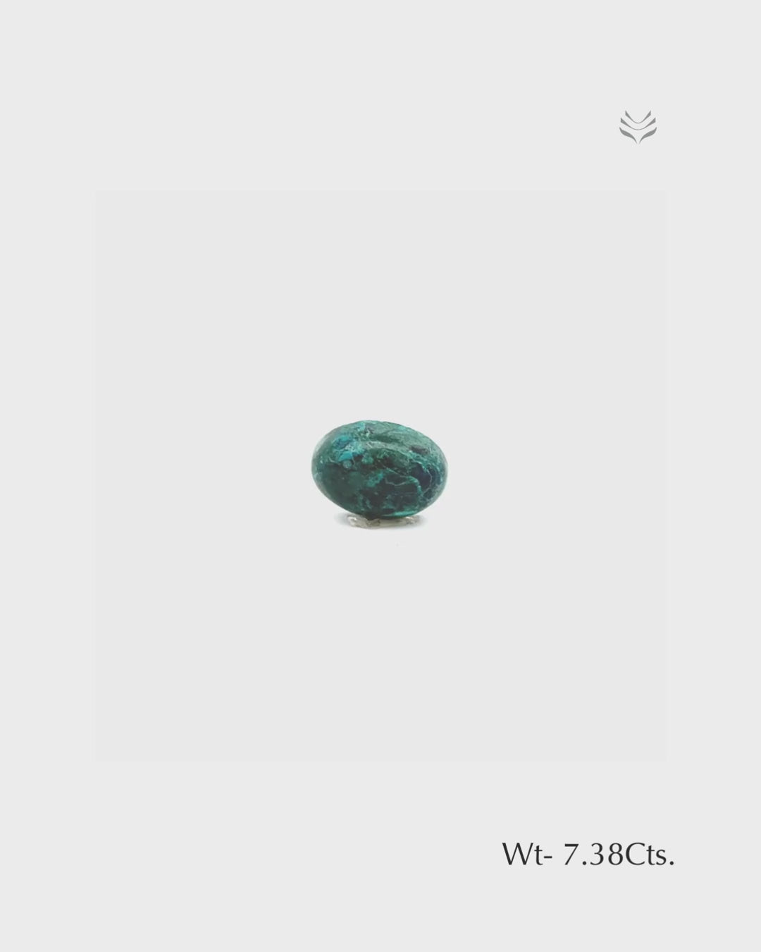 Load video: Chrysocolla - 7.38 Ct