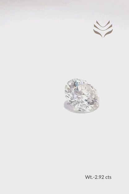 Moissanite - 2.92 Ct