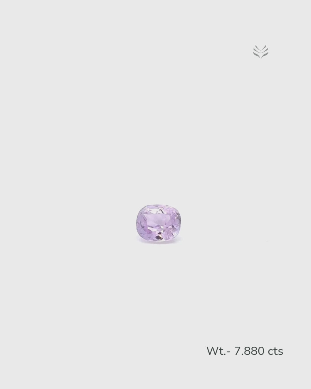 Load video: Natural Kunzite- 7.880 Ct