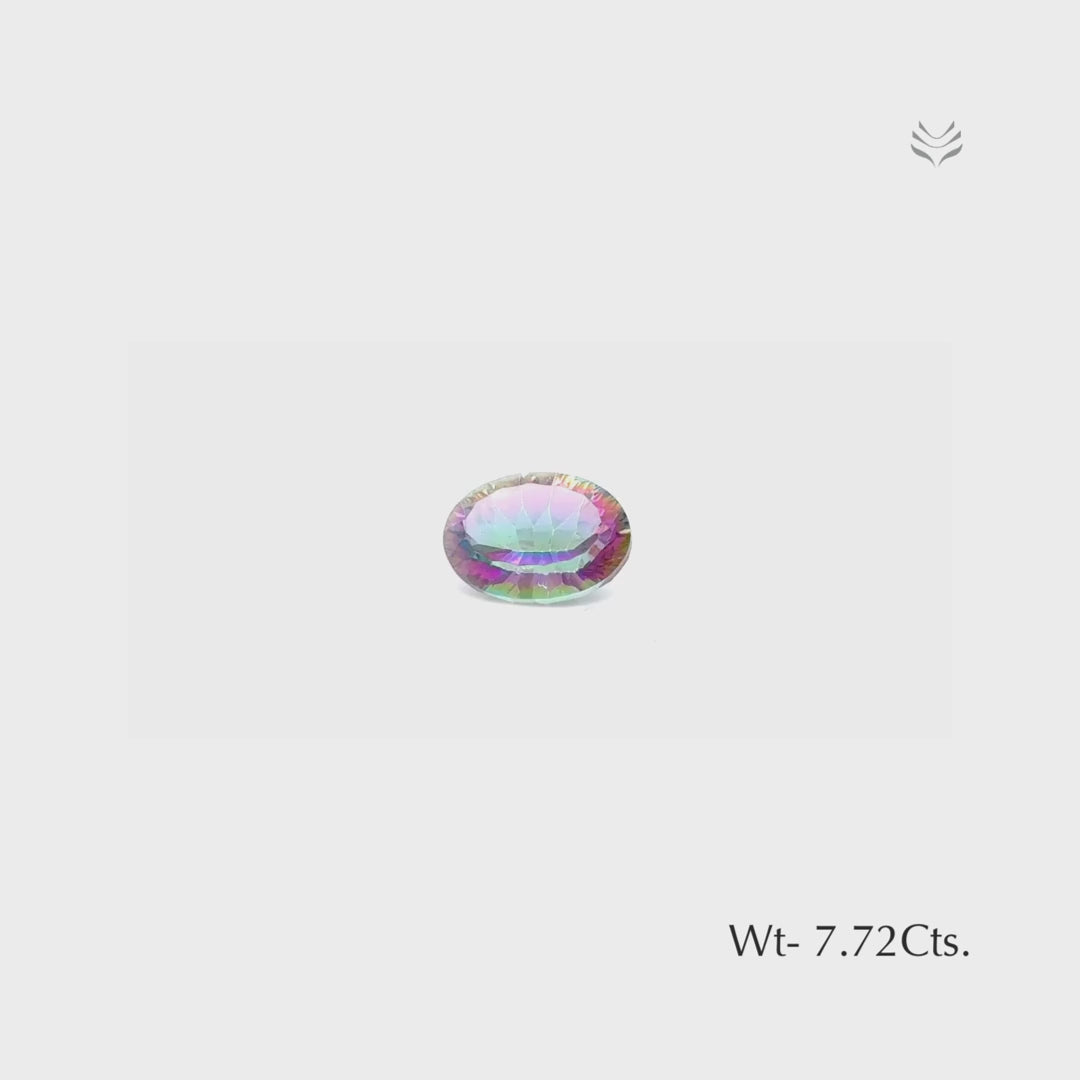 Load video: Synthetic Glass - 7.72 Ct