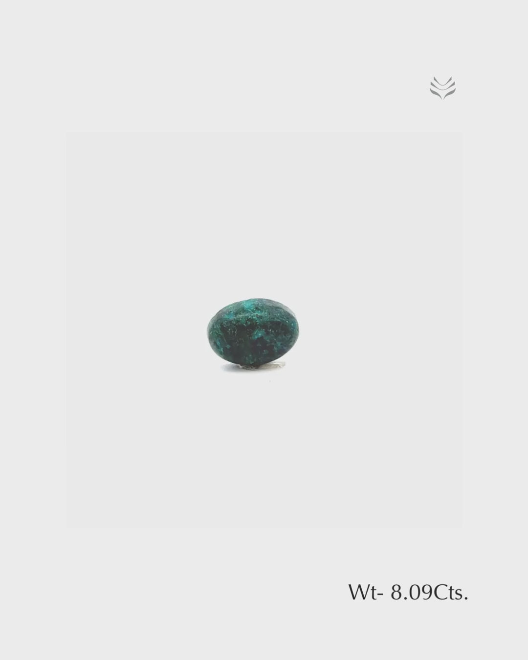 Load video: Chrysocolla - 8.09 Ct