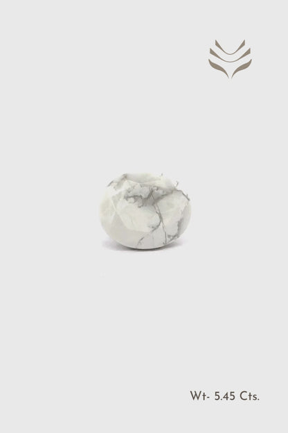 Faceted Howlite- 5.45 Ct