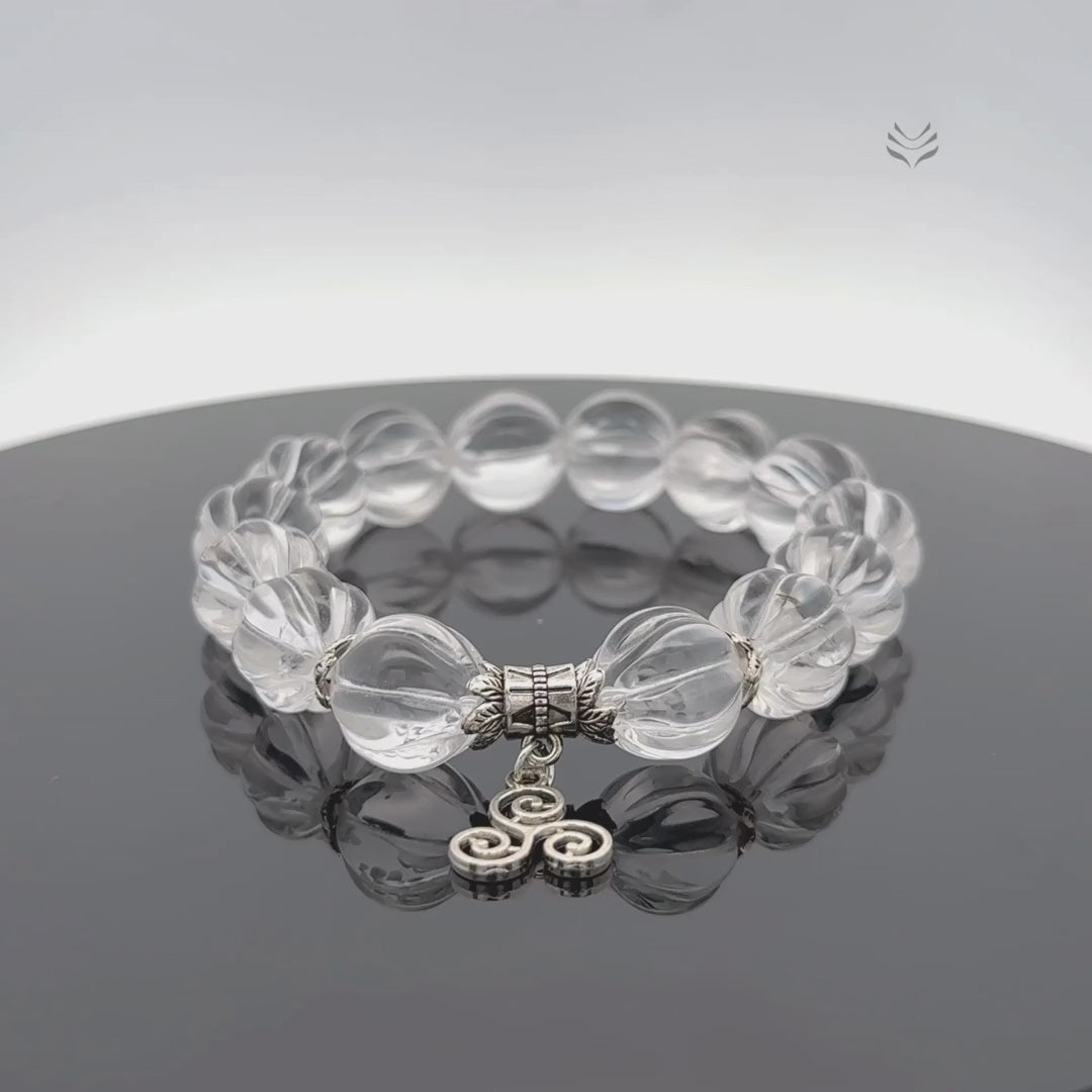 Real Magick Clear Quartz Bracelet 14mm