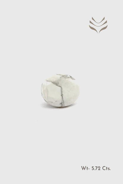 Faceted Howlite- 5.72 Ct