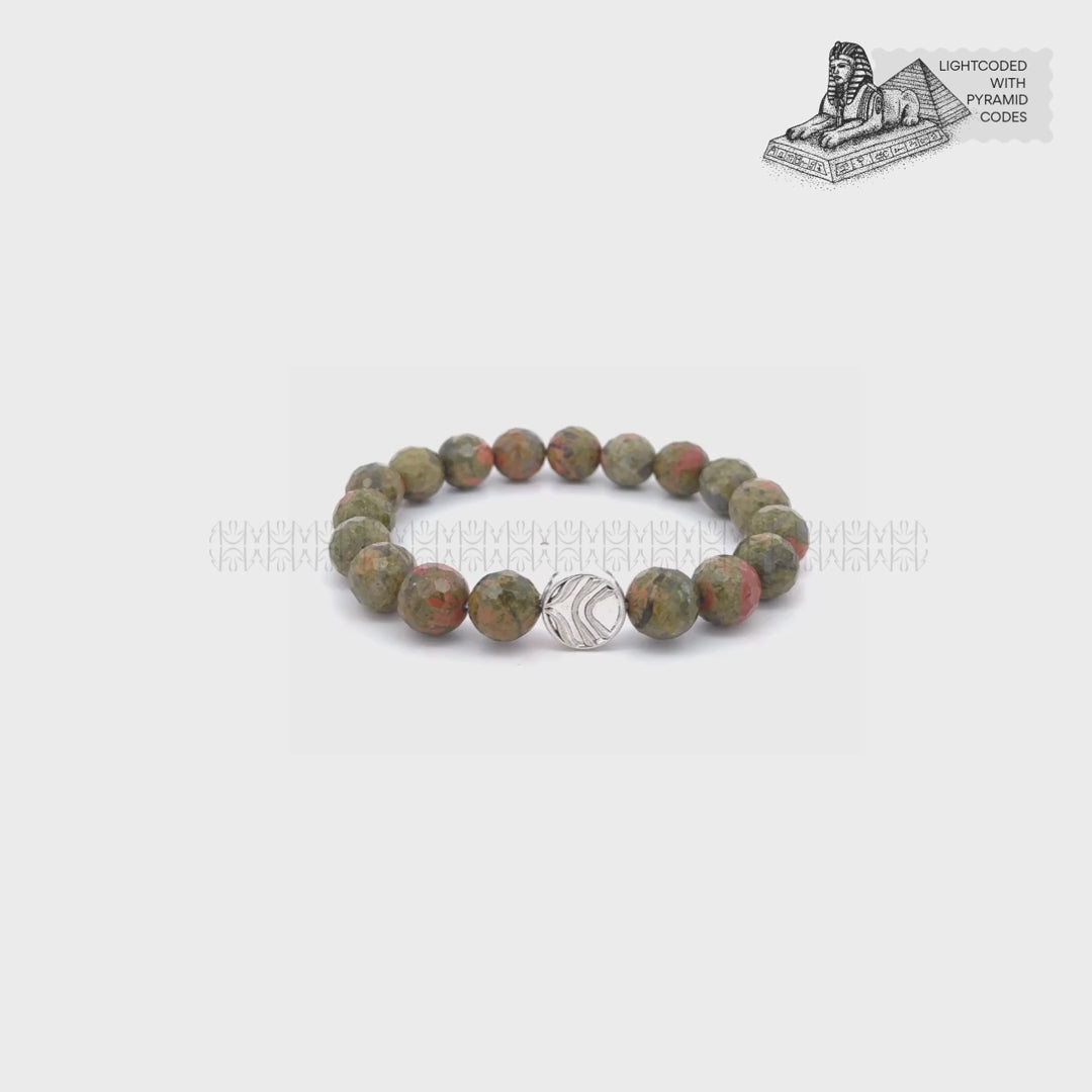 Love And Wealth Unakite Bracelet