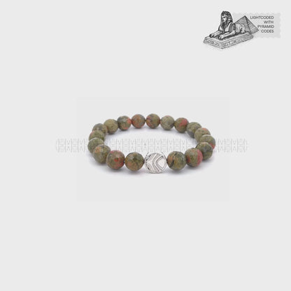 Love And Wealth Unakite Bracelet