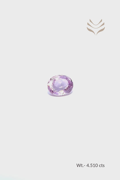 Natural Kunzite-4.51 Ct