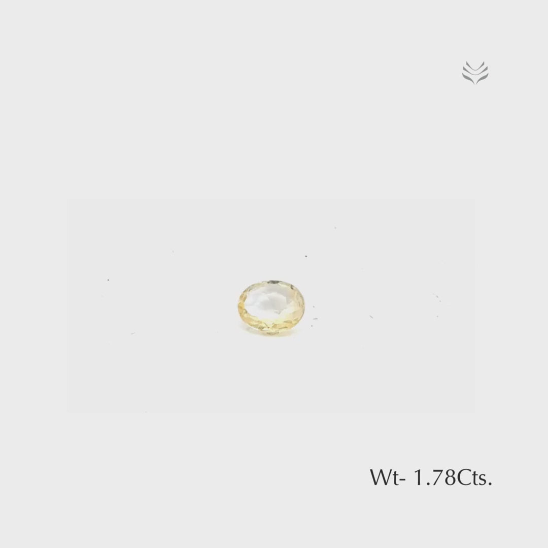 Load video: Yellow Sapphire - 1.78 Ct