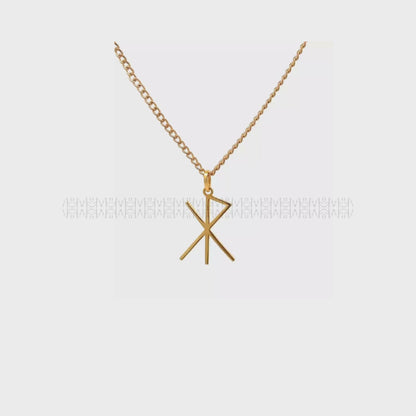 RAIJUNO GOLD PLATED BRASS PENDANT