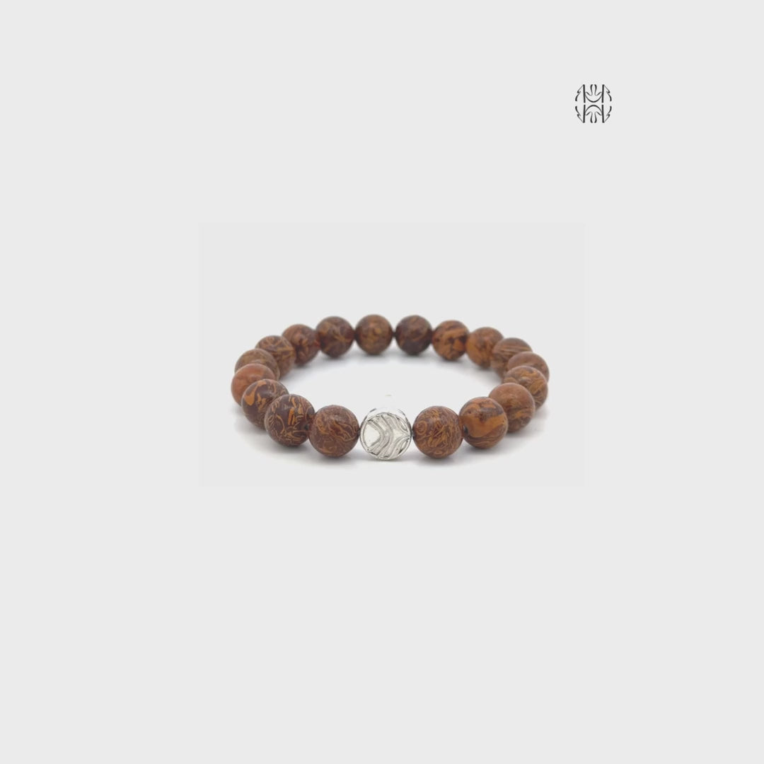 Anti-Acidity Elephant Jasper Bracelet