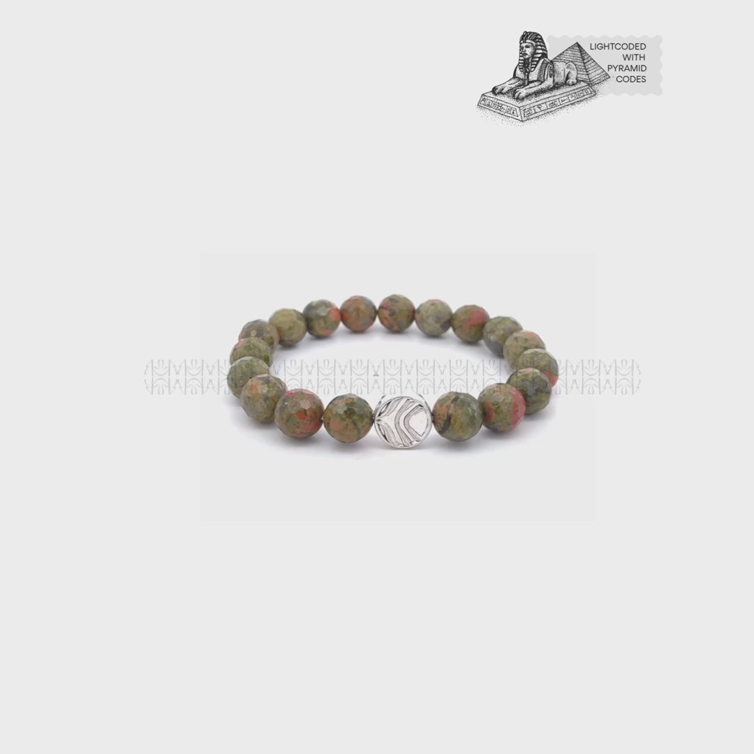 Love And Wealth Unakite Bracelet
