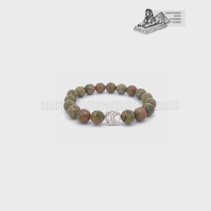 Love And Wealth Unakite Bracelet