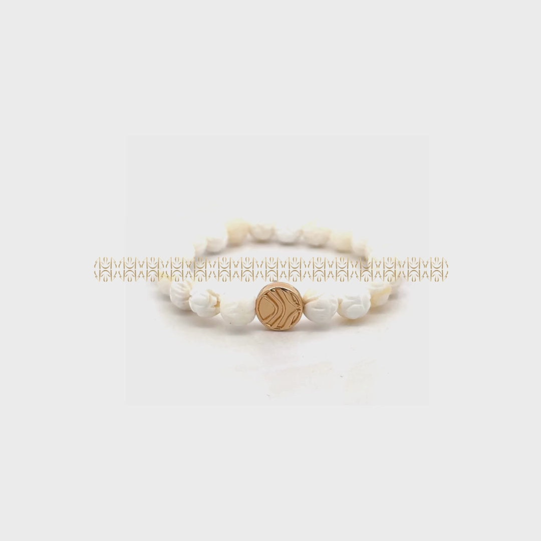 Lotus Shell Bracelet