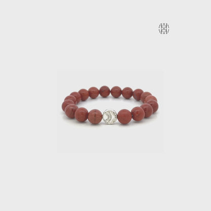 Stable Income Red Jasper Bracelet 10mm