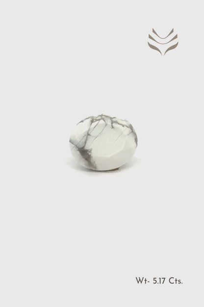 Faceted Howlite- 5.17 Ct