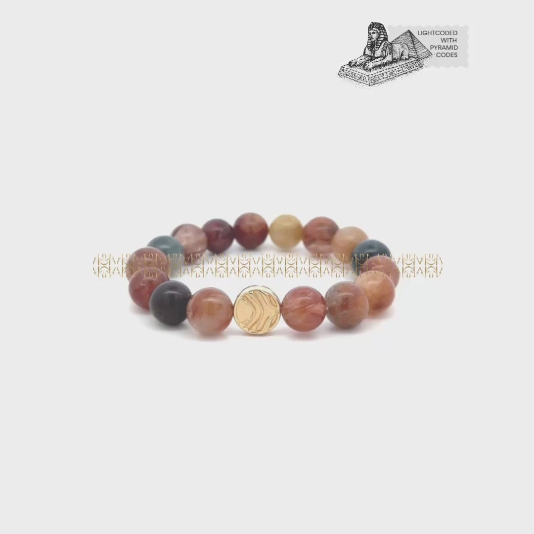 Purpose Of Life Multi Rutilated Bracelet
