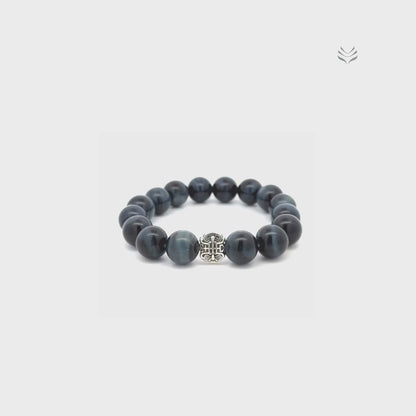 Leap Of Faith Blue Tigers Eye Bracelet