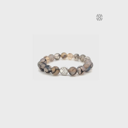 Networking Dragon Vein Agate Bracelet