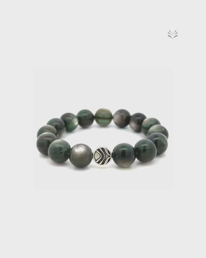 Anxiety Regulator Green Lepidolite Bracelet