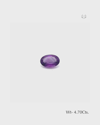 Natural Amethyst - 4.70 Ct