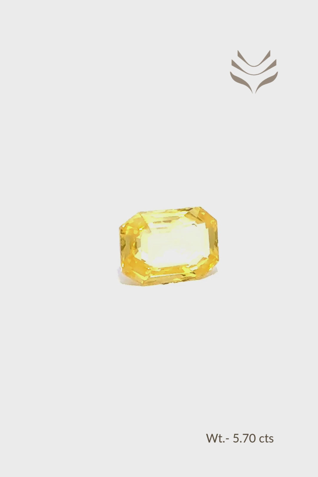 Load video: Yellow Sapphire - 5.70 Ct