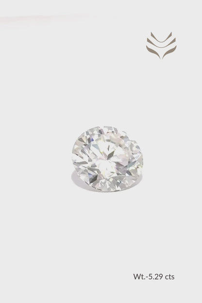 Moissanite - 5.29 Ct