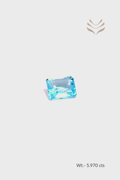 Swiss Blue Topaz - 5.97 Ct