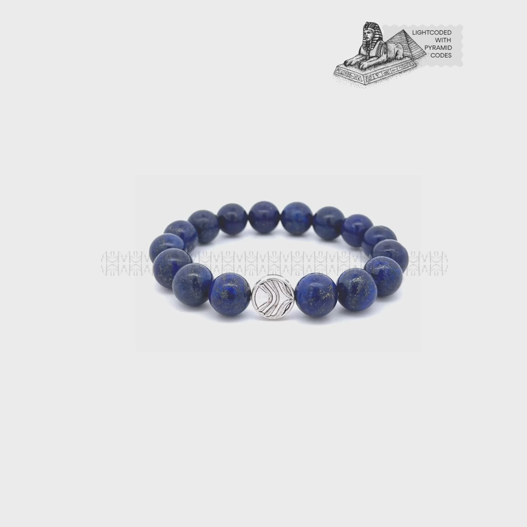 Egyptian Wisdom Lapis Lazuli Bracelet