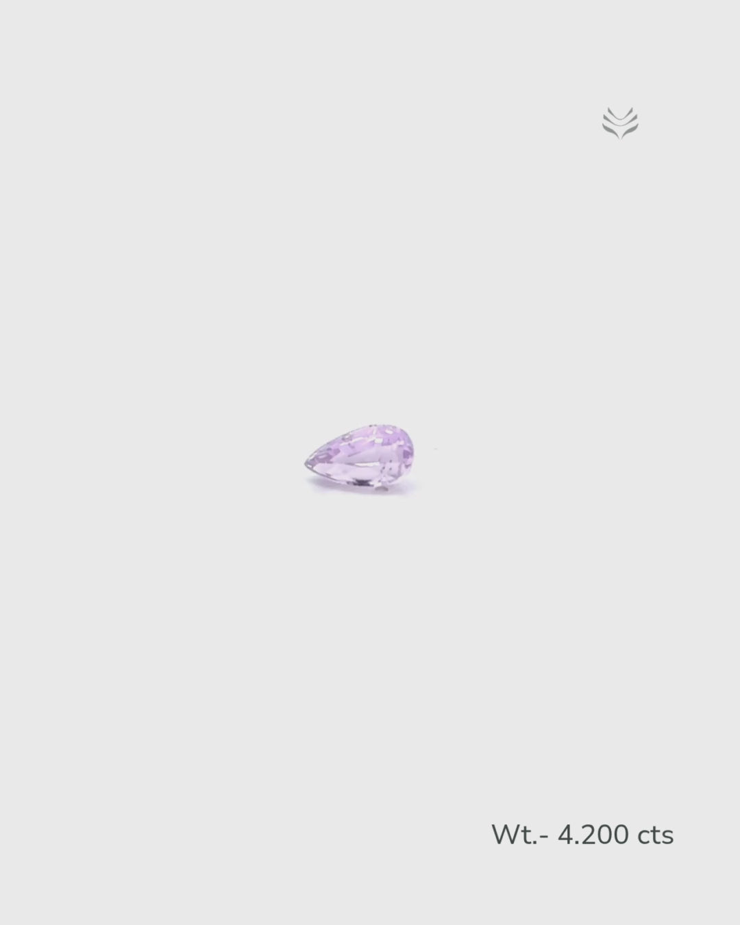 Load video: Natural Kunzite- 4.200 Ct