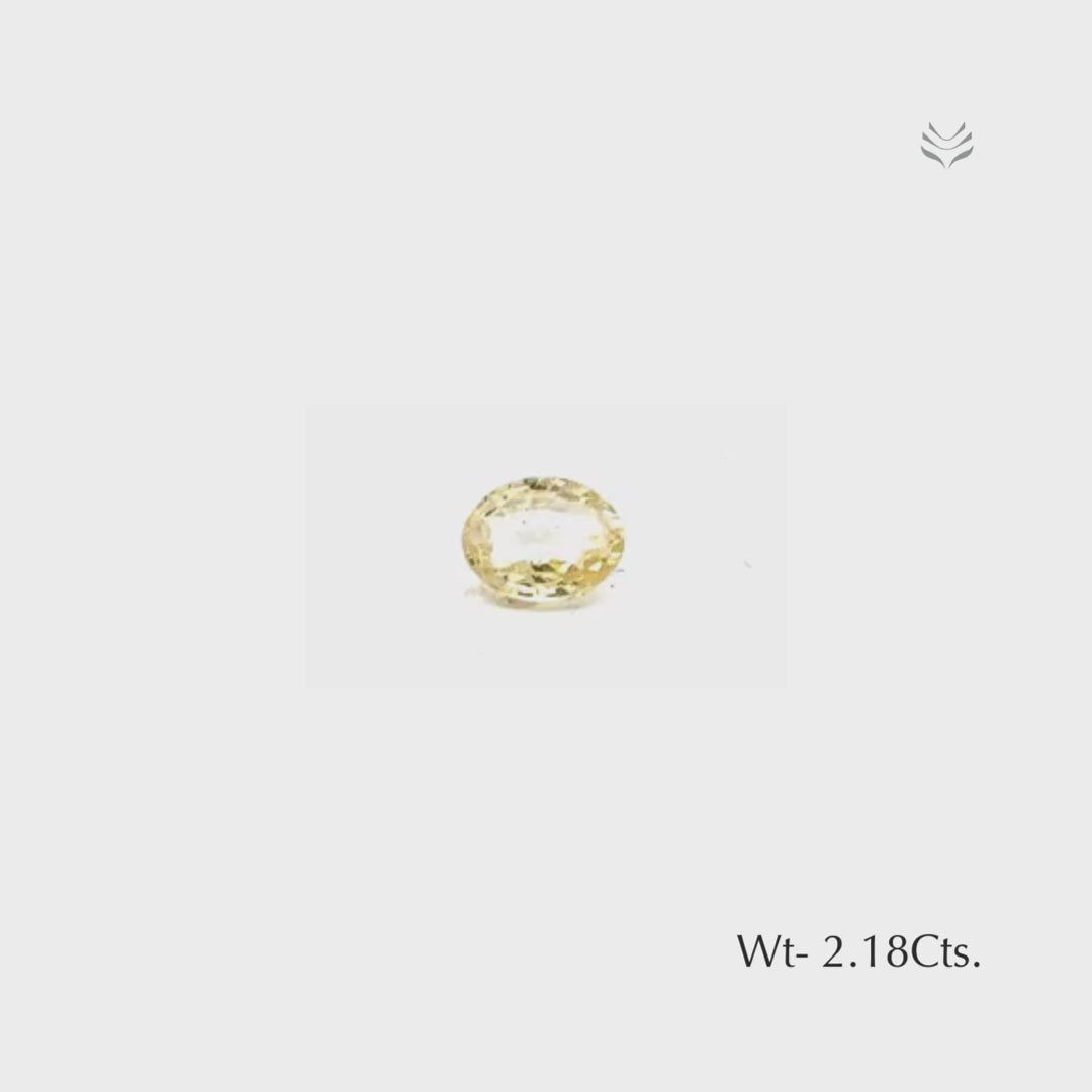 Load video: Yellow Sapphire - 2.18 Ct