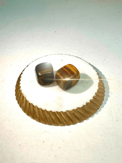 Tiger's Eye Tumble – Crystal for Grounding, Mental Clarity, and Personal Power by Vani Kabir Studio